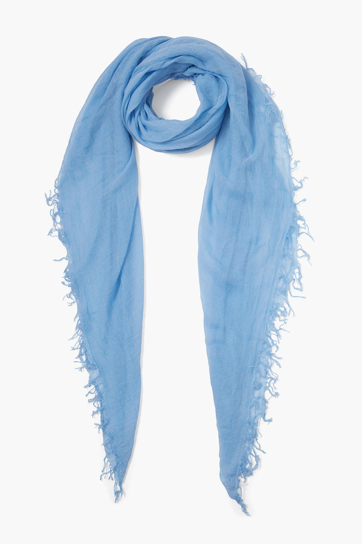 CASHMERE SILK SCARF - LITTLE BOY BLUE - Kingfisher Road - Online Boutique
