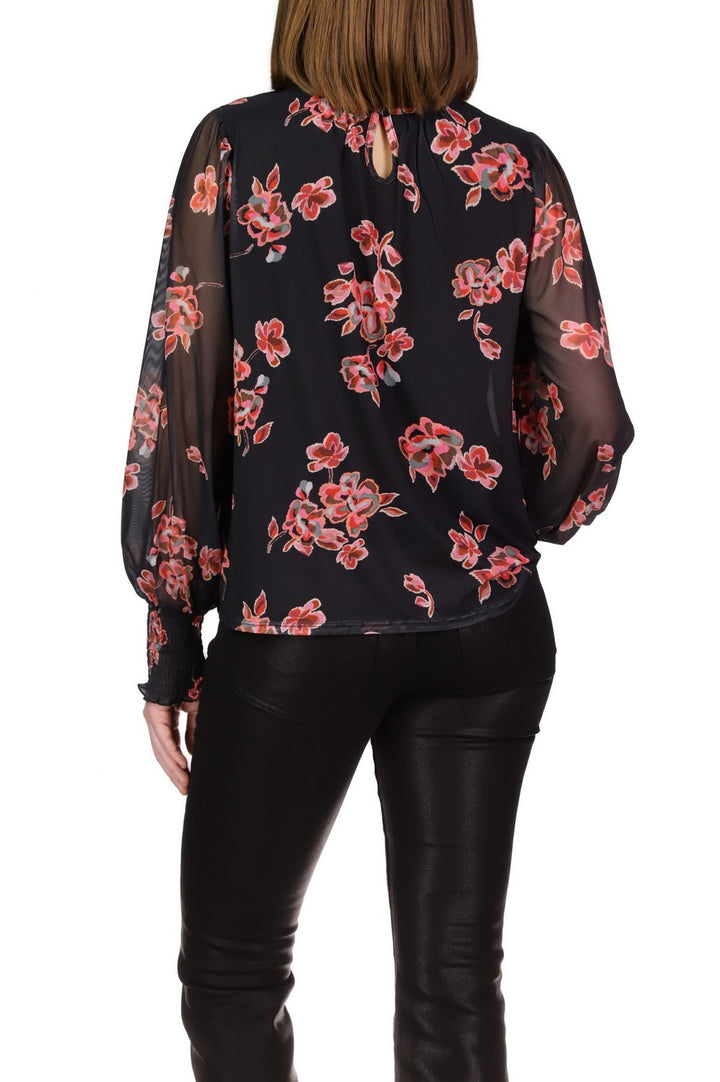 BLOUSY MESH TOP - FALLING GARLAND - Kingfisher Road - Online Boutique