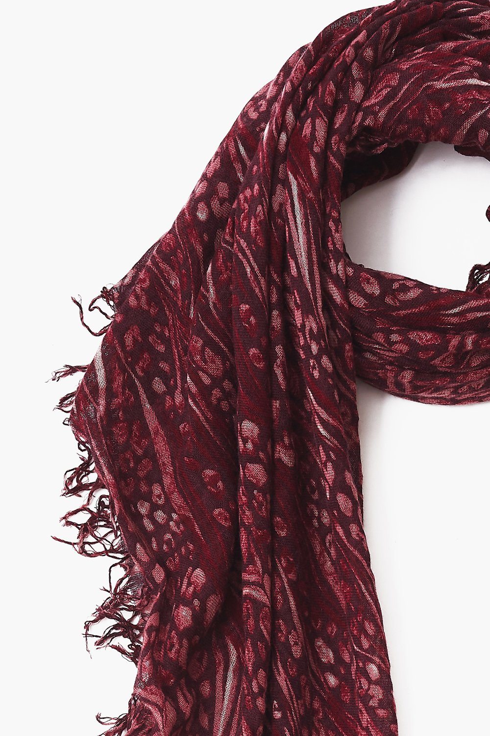PLUM ZEBRA/LEOPARD CASHMERE SILK SCARF - Kingfisher Road - Online Boutique