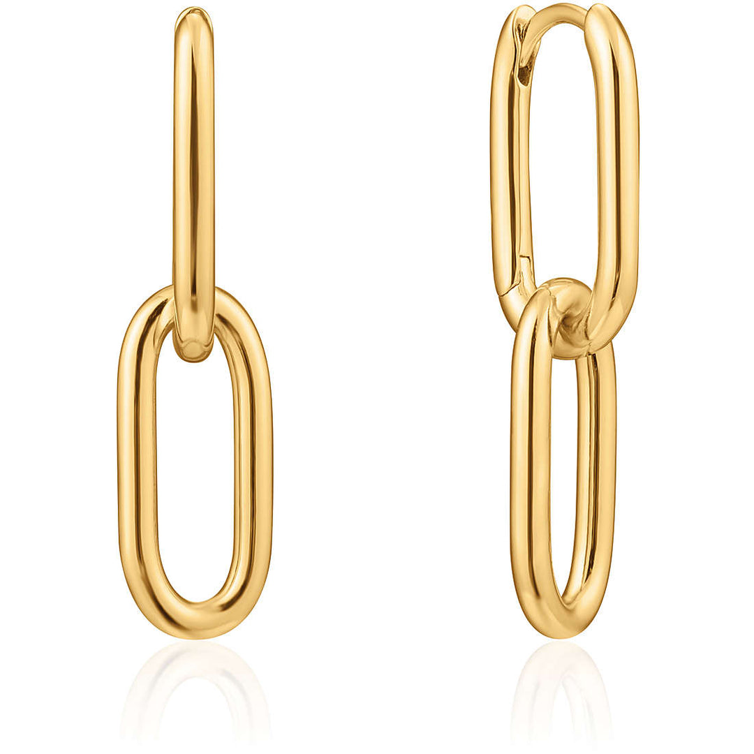 Kingfisher Road Ania Haie CABLE LINK EARRING-GOLD