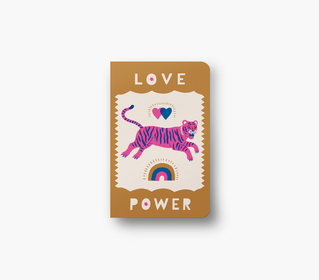 LOVE POWER FLAT LAY NOTEBOOK - Kingfisher Road - Online Boutique