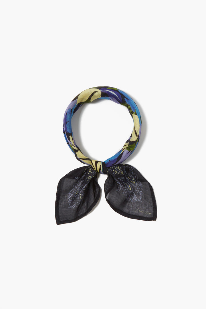 FLORAL BANDANA - PAGEANT BLUE - Kingfisher Road - Online Boutique