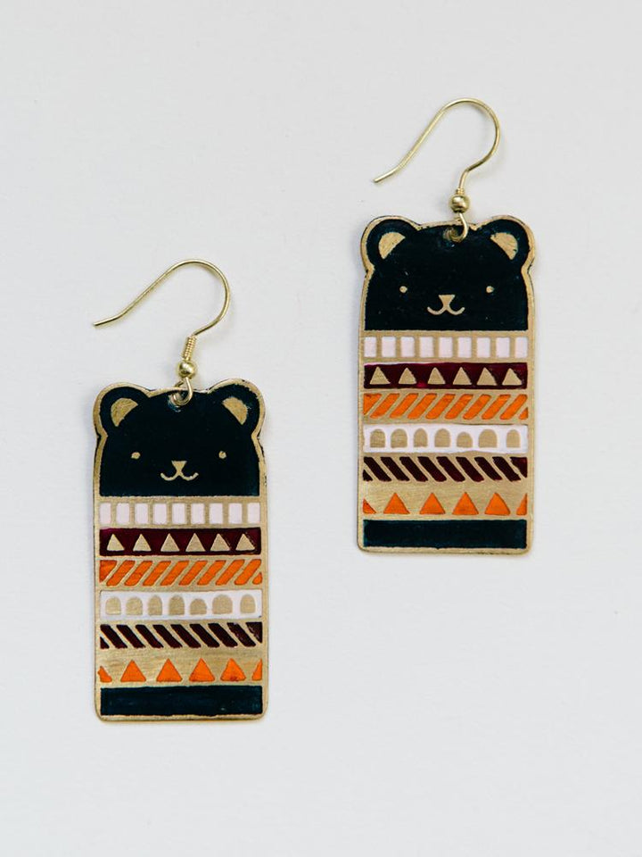 Bear Necessities Earrings - Kingfisher Road - Online Boutique