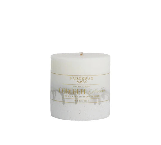 4X4 ROUND OMBRE CONCRETE CANDLE - Kingfisher Road - Online Boutique