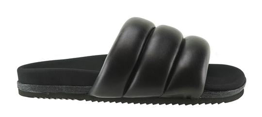 BLACK PUFFY SANDAL - Kingfisher Road - Online Boutique