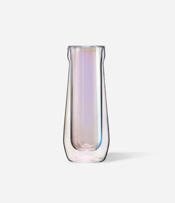 STEMLESS FLUTE GLASS SET(2)-PRISM - Kingfisher Road - Online Boutique