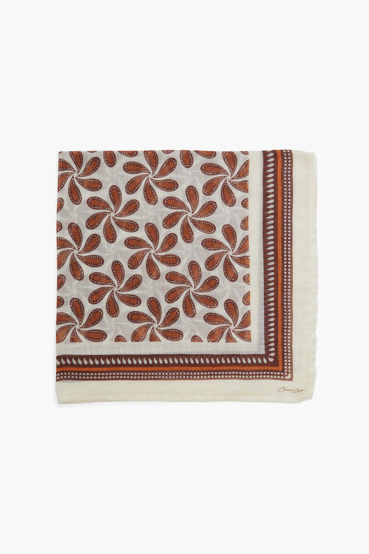 PAISLEY PRINTED BANDANA - ANTIQUE WHITE - Kingfisher Road - Online Boutique