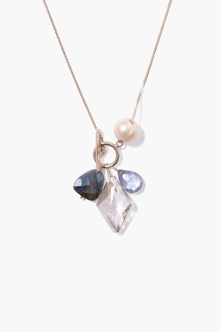 CRYSTAL MIX WITH TOGGLE CLOSURE NECKLACE - Kingfisher Road - Online Boutique