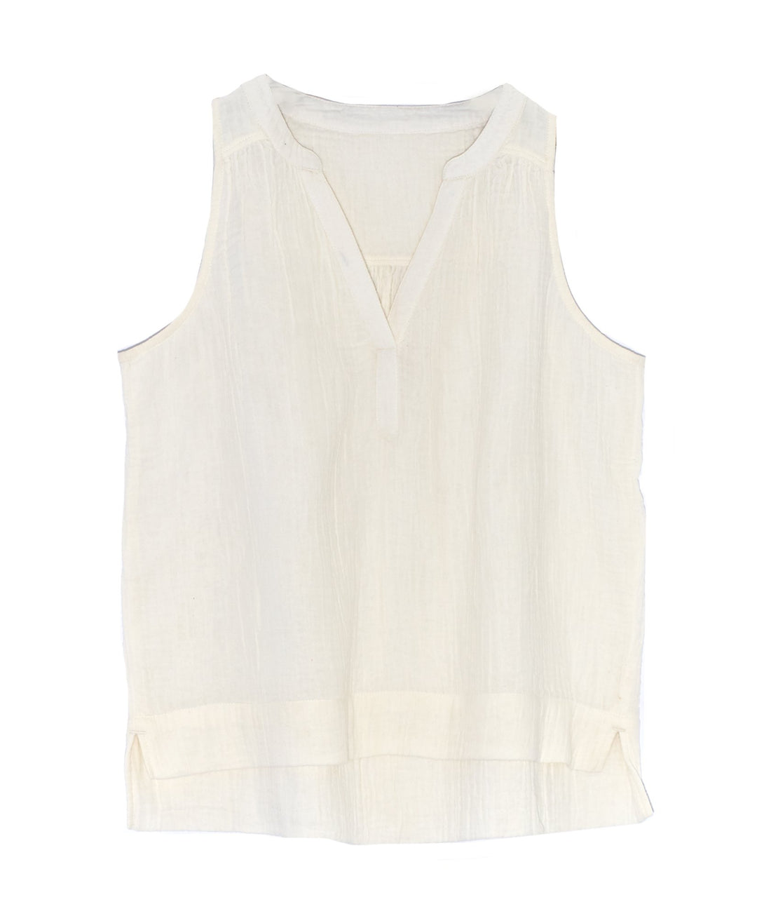 DOUBLE GAUZE SLEEVELESS TOP - Kingfisher Road - Online Boutique