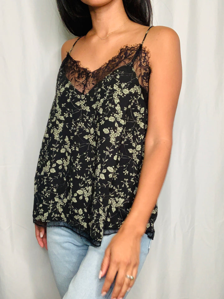 FLORAL LACE TANK - Kingfisher Road - Online Boutique