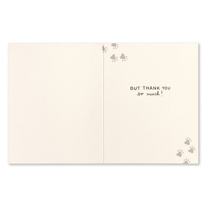 THIS MAY BE A LITTLE MUCH CARD - Kingfisher Road - Online Boutique