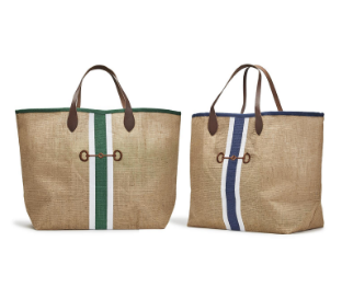 HORSE COUNTRY JUTE TOTE - Kingfisher Road - Online Boutique