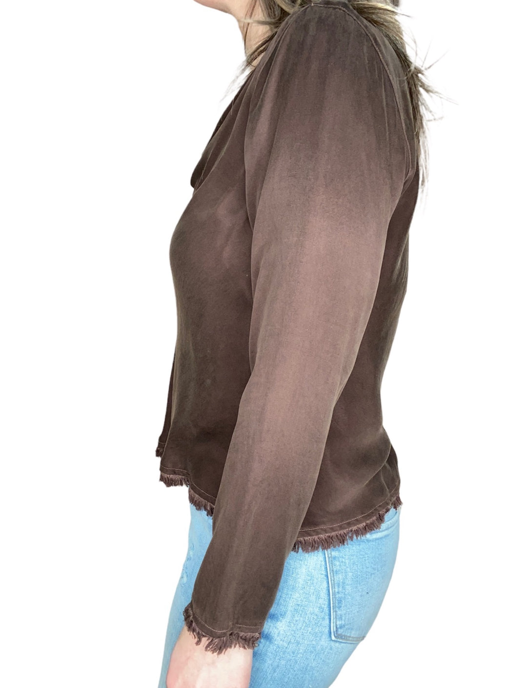 COWL NECK FRAY TOP - Kingfisher Road - Online Boutique