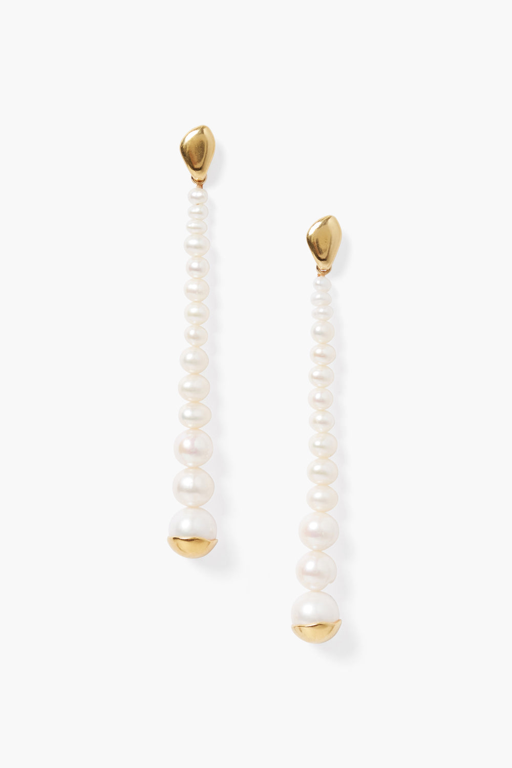 WHITE PEARL DUSTER EARRING - Kingfisher Road - Online Boutique