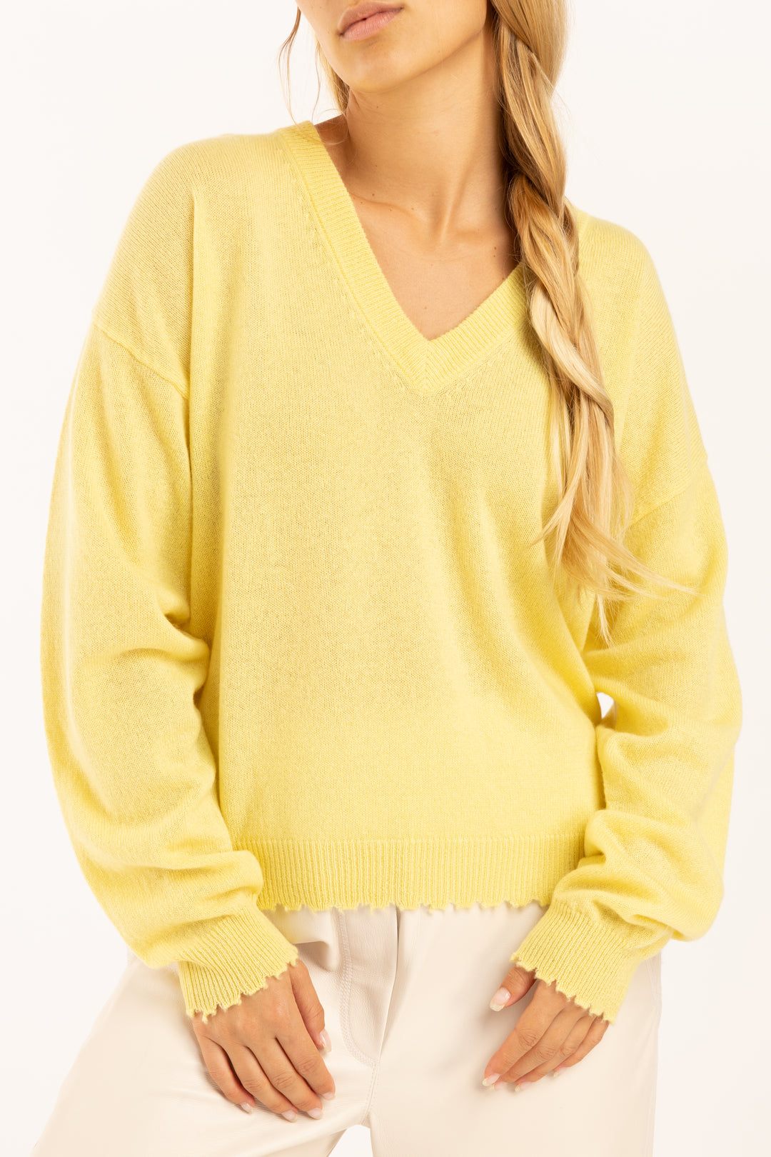 MAIO FRAYED SWEATER - Kingfisher Road - Online Boutique
