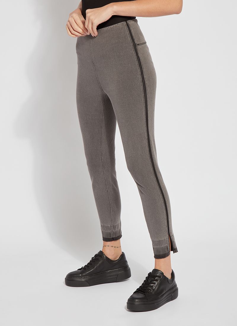 MID GREY GRADIENT KNIT LEGGING - Kingfisher Road - Online Boutique