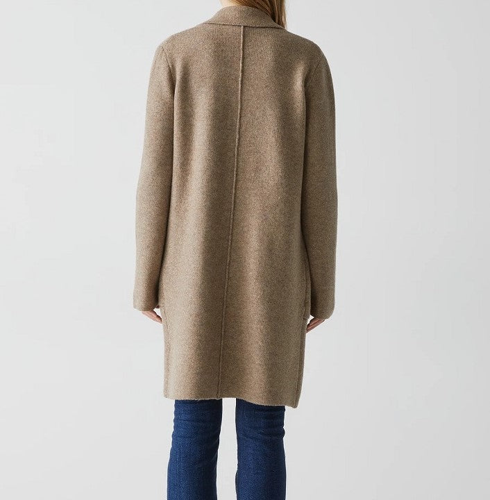 SUMI KNIT COATIGAN - DARK OATMEAL - Kingfisher Road - Online Boutique