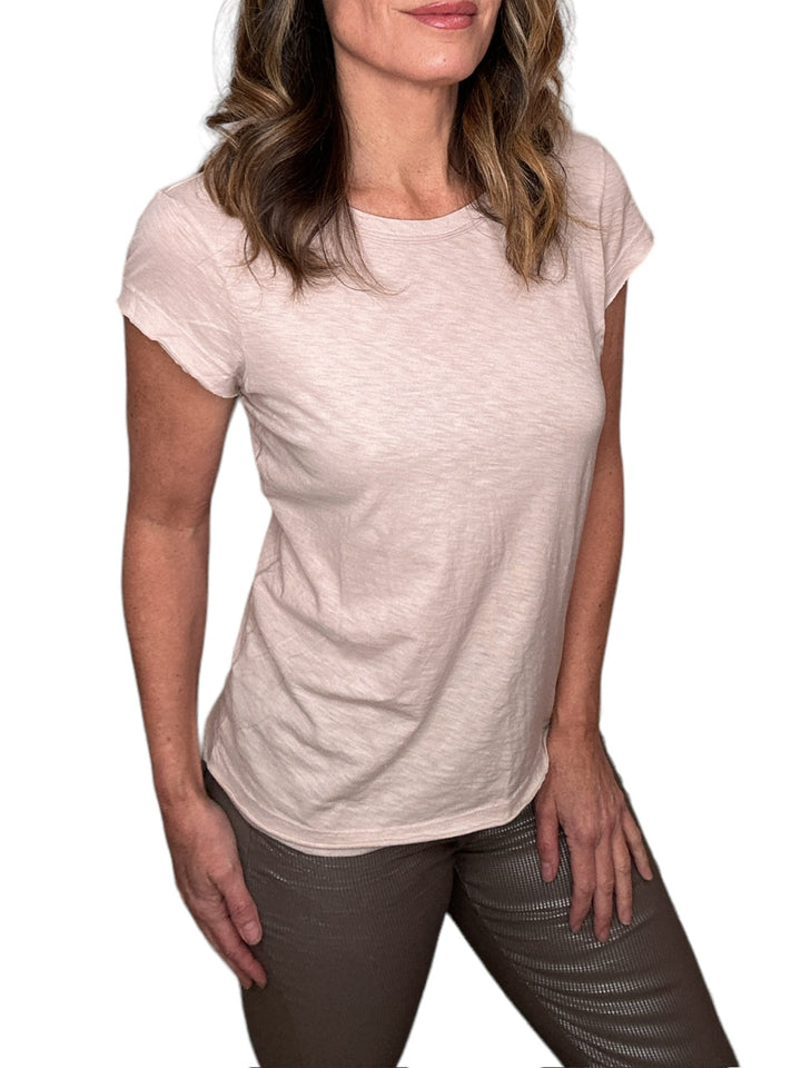 TRUDY CREW TEE-CEMENT - Kingfisher Road - Online Boutique
