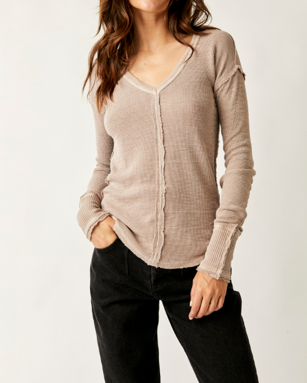 SAIL AWAY LS SOLID-CASHMERE - Kingfisher Road - Online Boutique