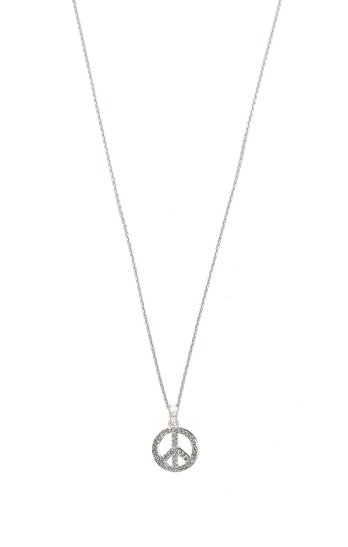 CHAIN PEACE NECKLACE - Kingfisher Road - Online Boutique
