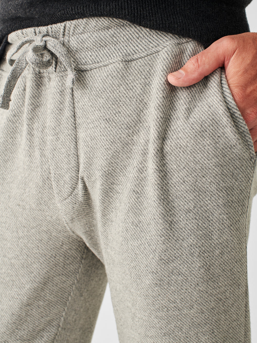 LEGEND SWEATPANT-FOSSIL GREY TWILL - Kingfisher Road - Online Boutique