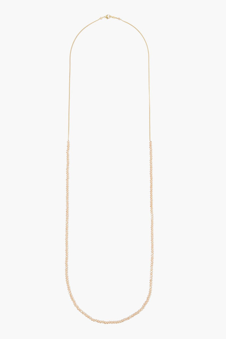 SUNFLOWER CRYSTAL LONG LAYERING NECKLACE - Kingfisher Road - Online Boutique