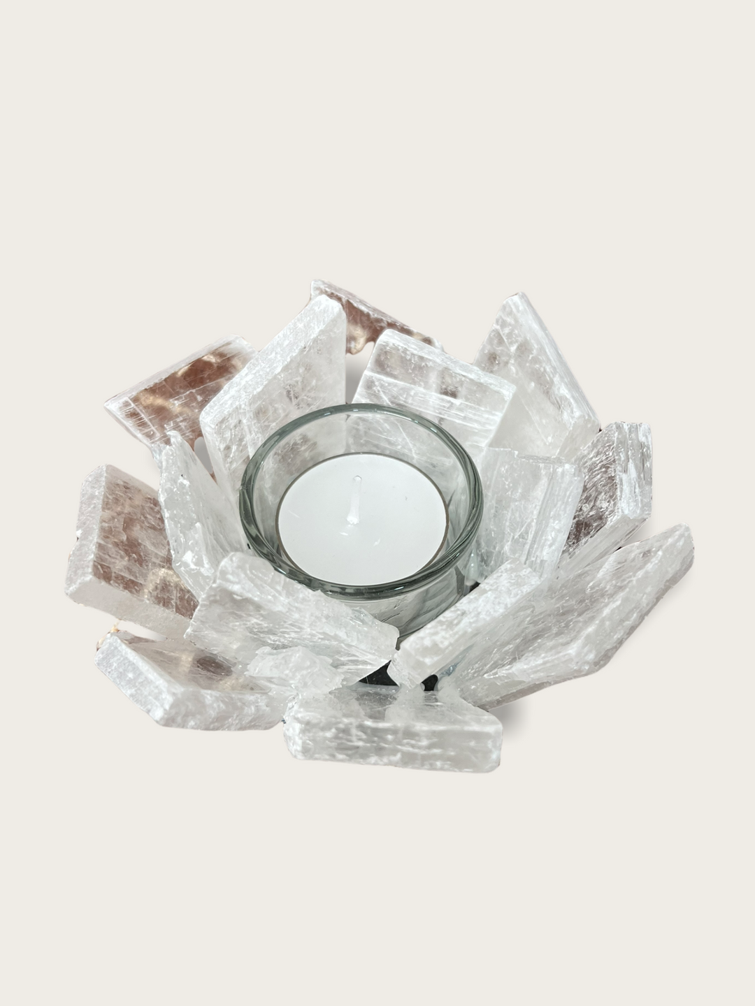 SELENITE SLICE VOTIVE HOLDER - Kingfisher Road - Online Boutique