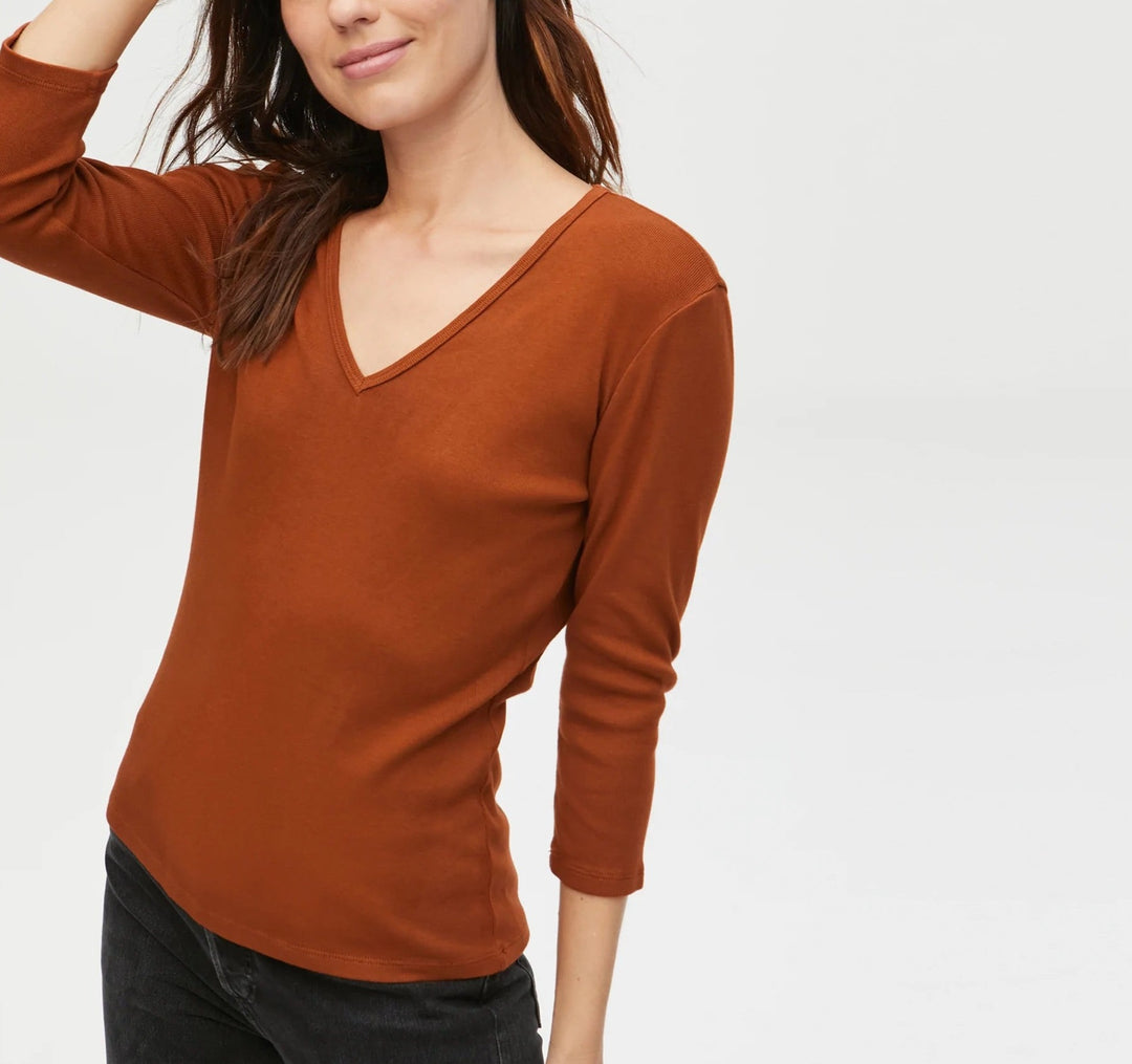 ADELE LONG SLEEVE TOP - RUSTIQUE - Kingfisher Road - Online Boutique