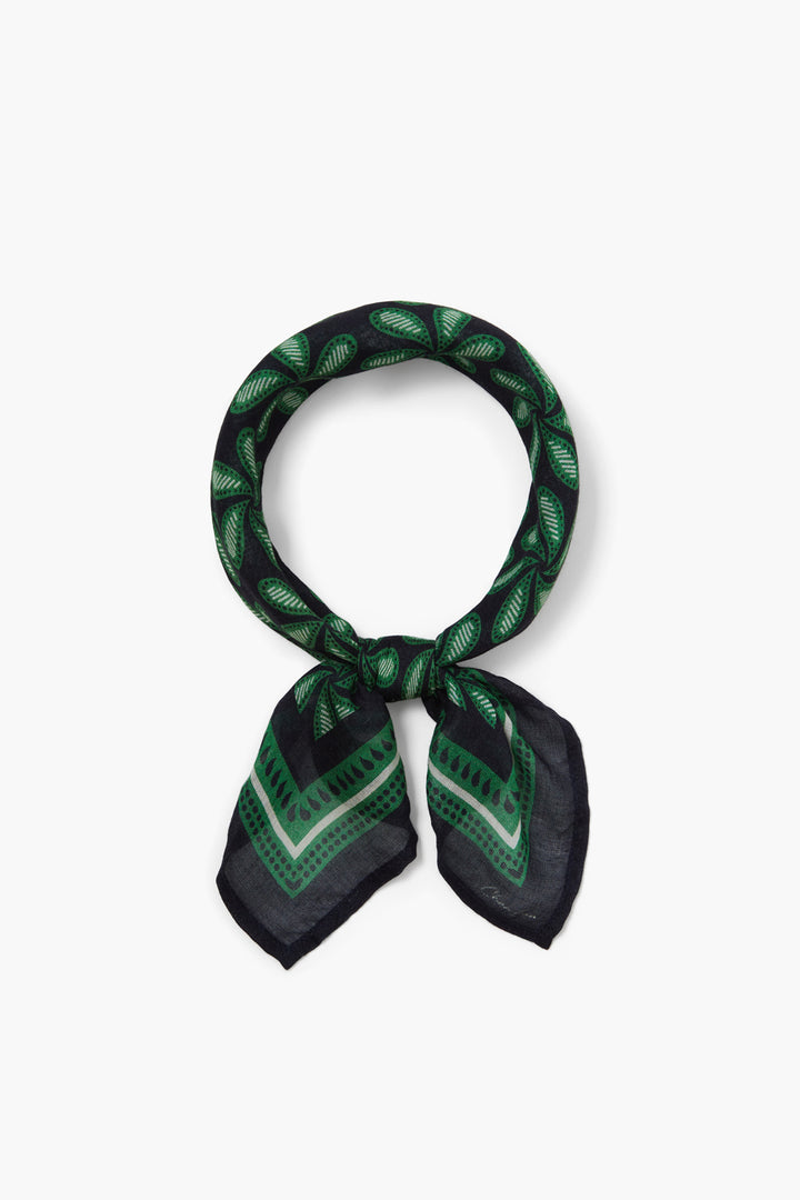PAISLEY PRINTED BANDANA - BLACK - Kingfisher Road - Online Boutique
