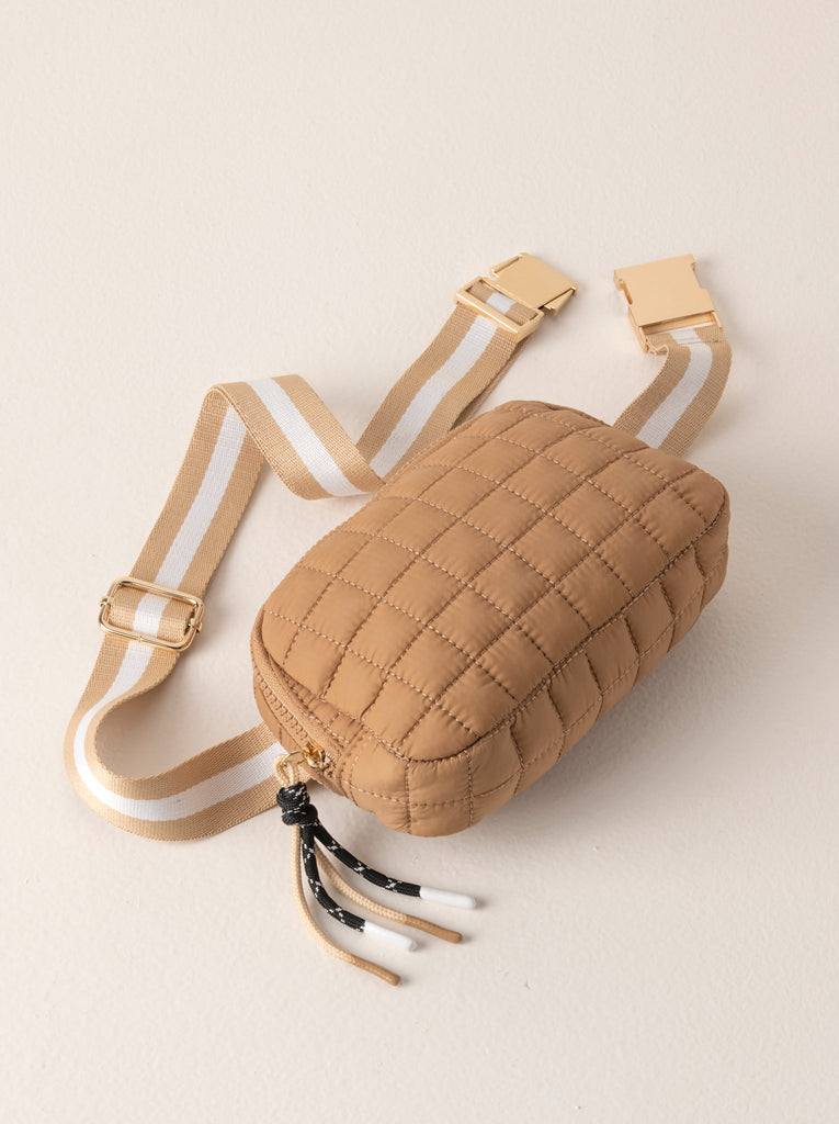 EZRA BELT BAG-TAN - Kingfisher Road - Online Boutique