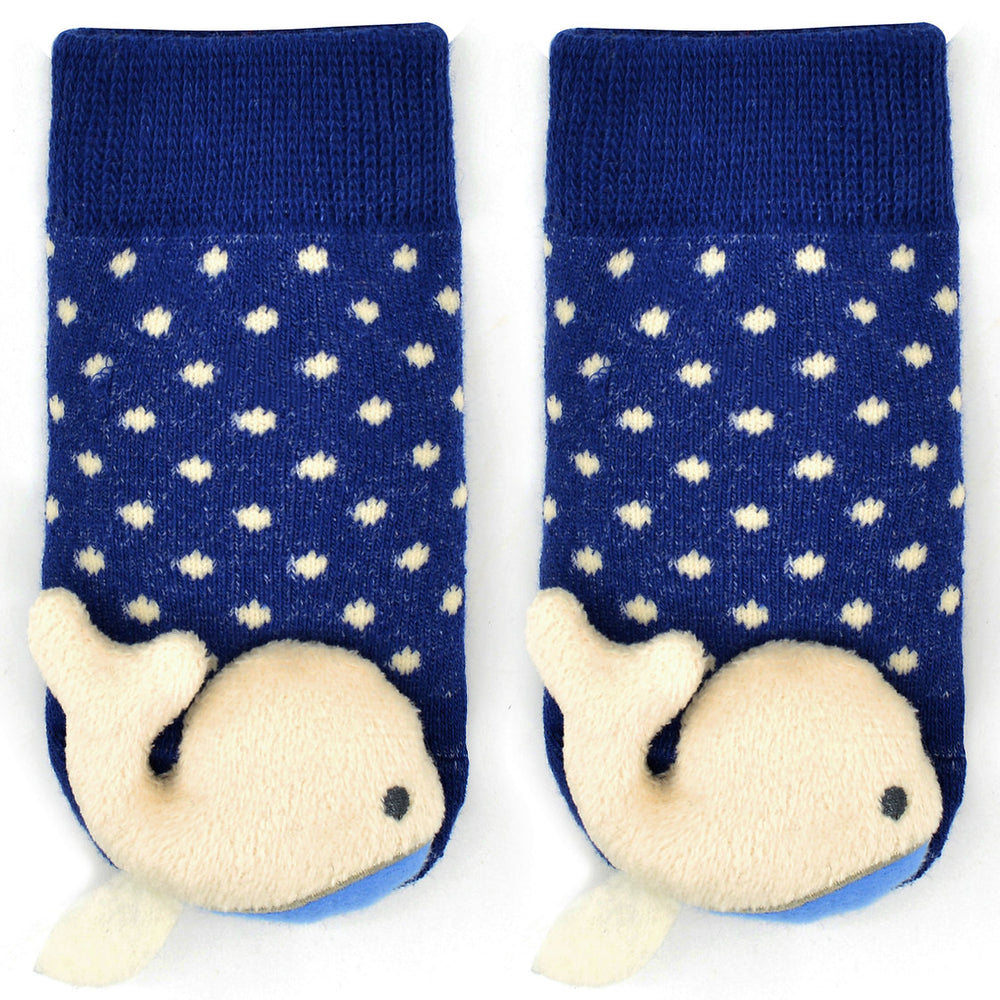 RATTLE SOCKS - BABY WHALE - Kingfisher Road - Online Boutique