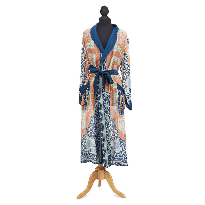 INDIAN SUMMER ROBE GOWN WITH TIE - Kingfisher Road - Online Boutique