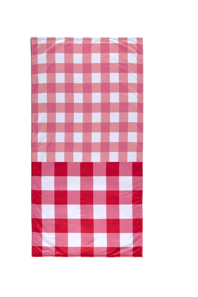 STRAWBERRY CHECKS TOWEL - Kingfisher Road - Online Boutique