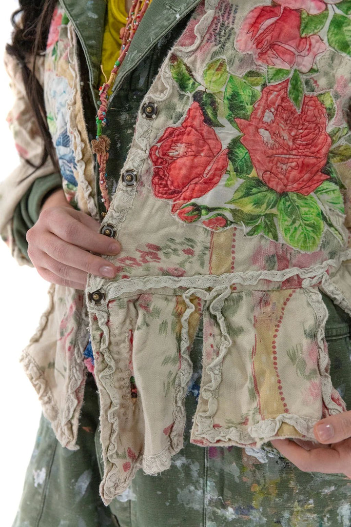 FLORAL APPLIQUE MONIQUE JACKET-PERIANTH - Kingfisher Road - Online Boutique