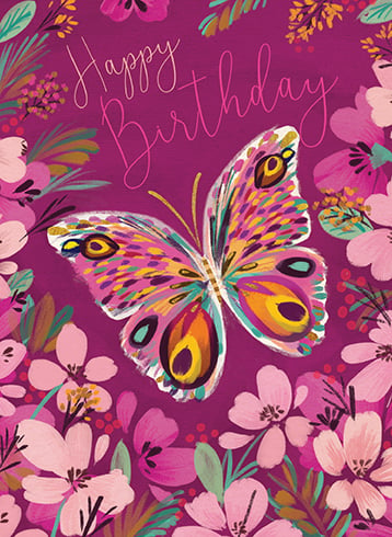 BUTTERFLY ON PASSION BIRTHDAY - Kingfisher Road - Online Boutique