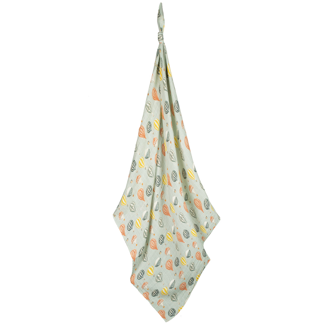 VINTAGE BALLOONS ORGANIC SWADDLE - Kingfisher Road - Online Boutique