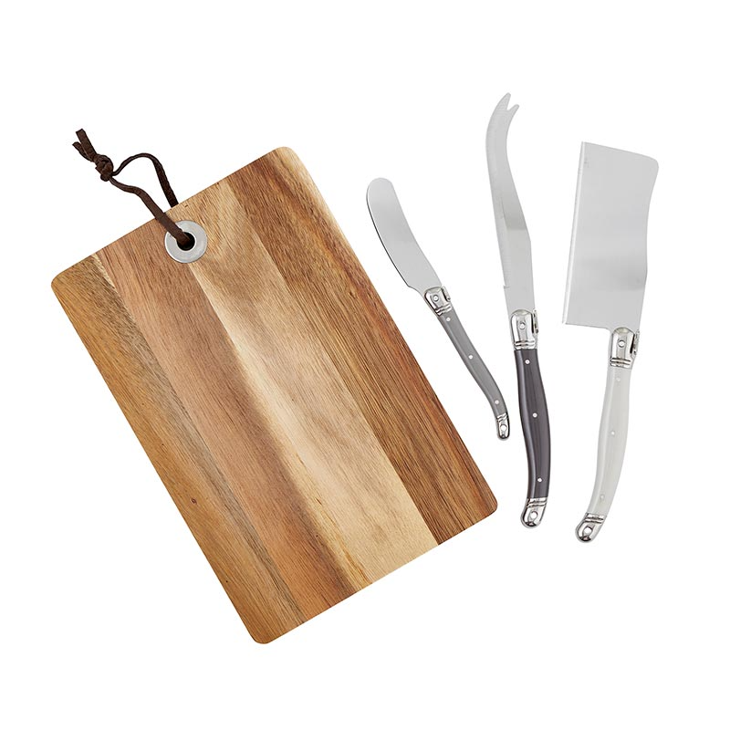 CHEESE BOARD W/KNIVES BOOK BOX - Kingfisher Road - Online Boutique