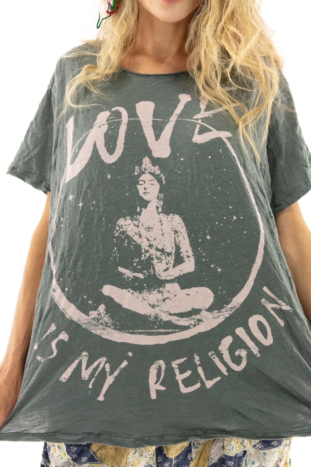 LOVE RELIGION TEE - Kingfisher Road - Online Boutique