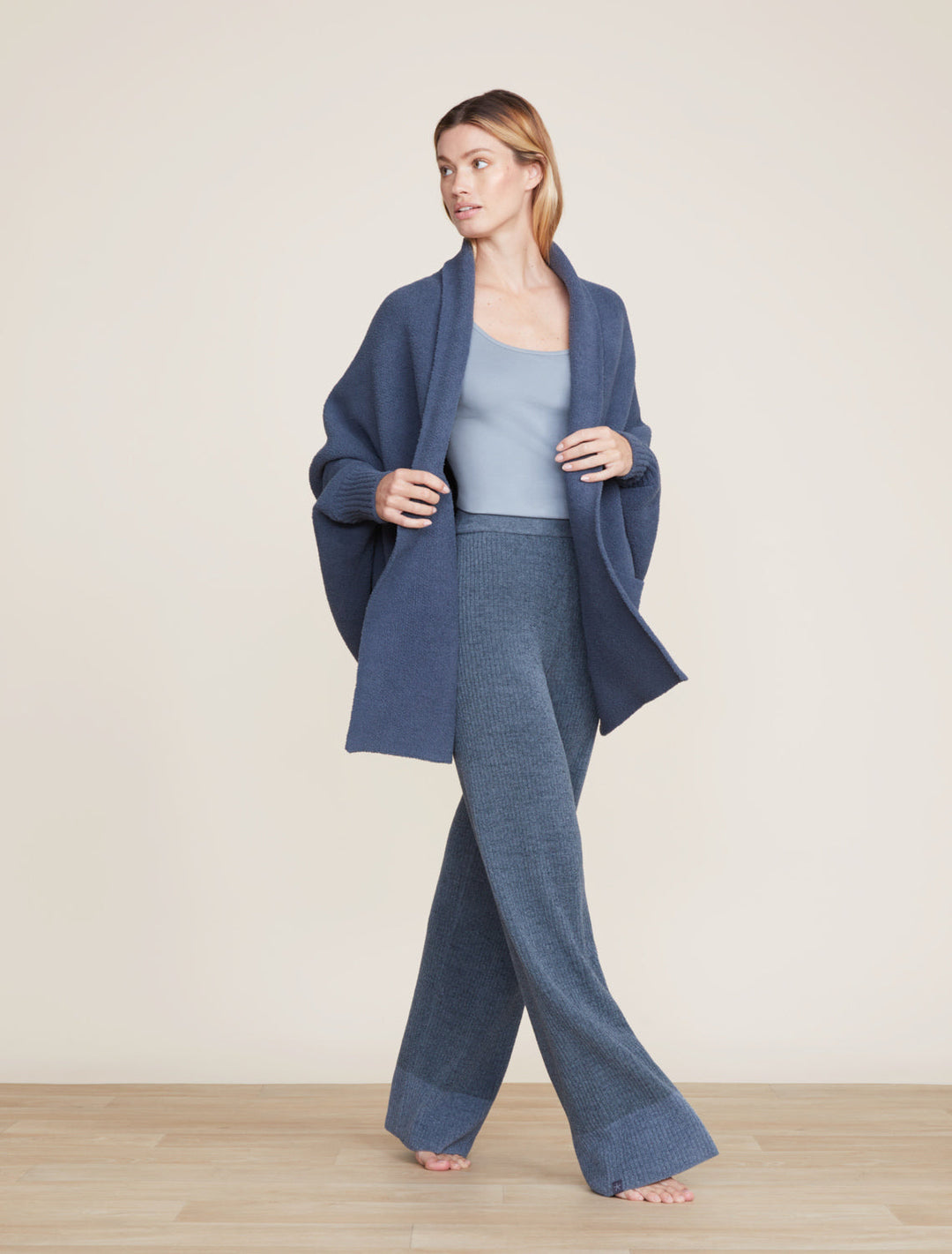 COZYCHIC BLANKET WRAP-SMOKEY BLUE - Kingfisher Road - Online Boutique