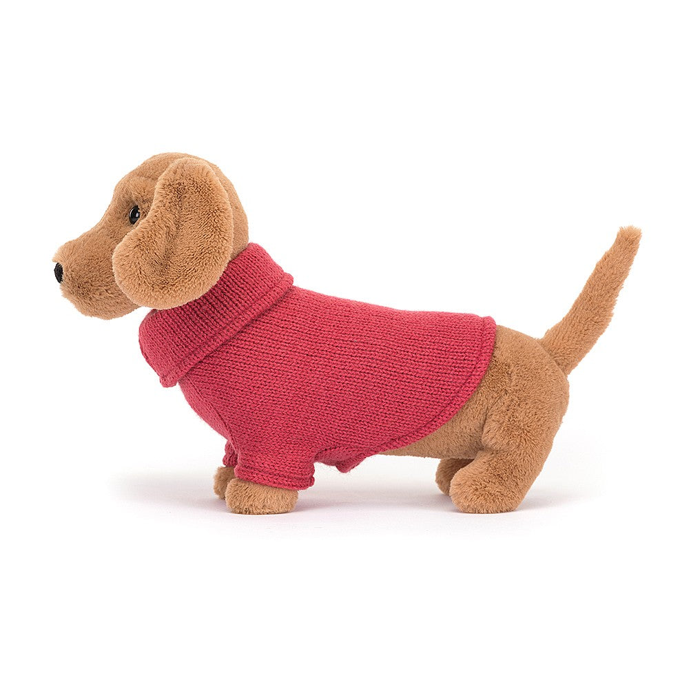 SWEATER SAUSAGE DOG - PINK - Kingfisher Road - Online Boutique