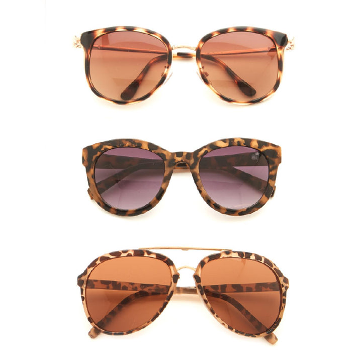 TORTOISE FRAME SUNGLASSES - Kingfisher Road - Online Boutique