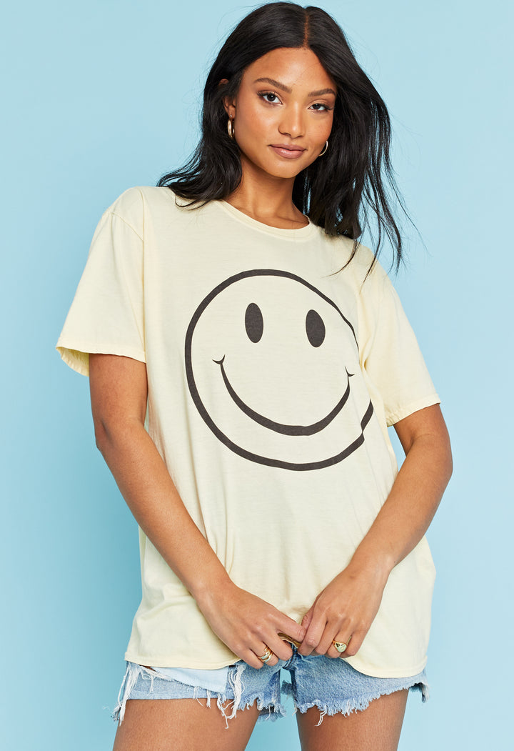 SMILEY OVERSIZED TEE - Kingfisher Road - Online Boutique