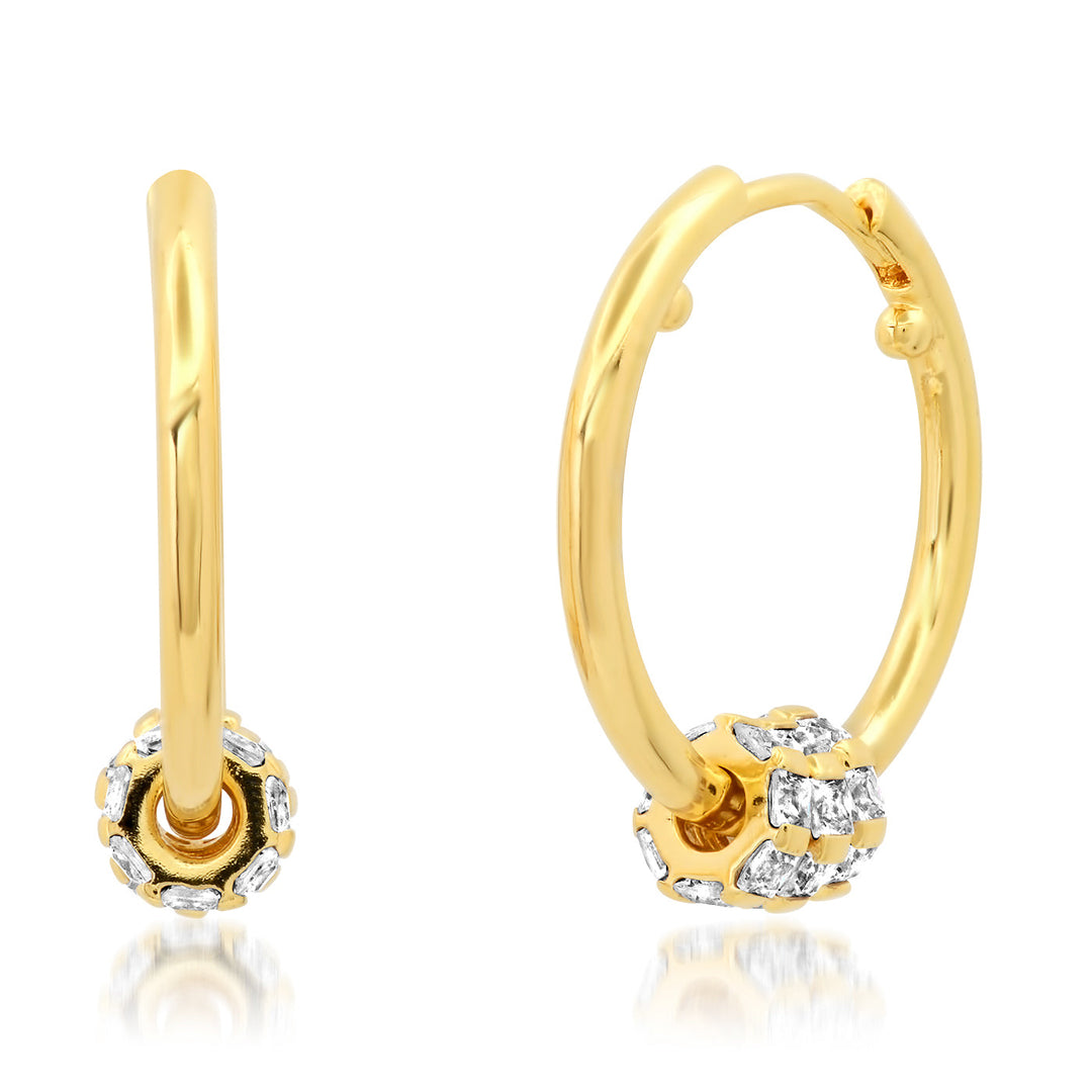 GOLD SPINNER HOOPS - Kingfisher Road - Online Boutique
