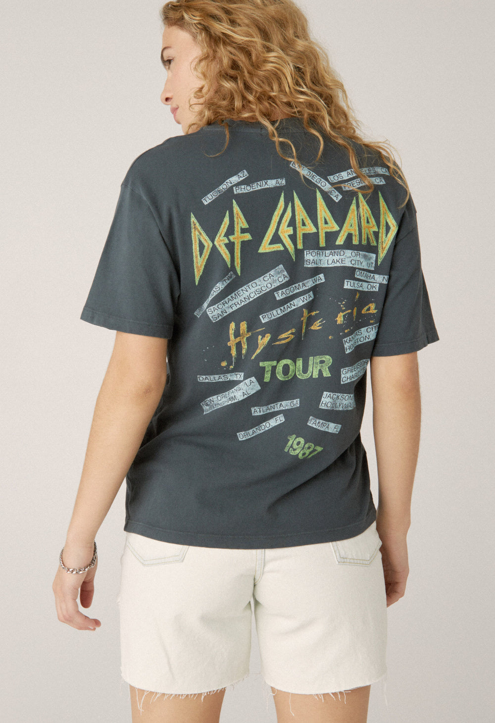 DEF LEPPARD HYSTERIA TOUR TEE - Kingfisher Road - Online Boutique