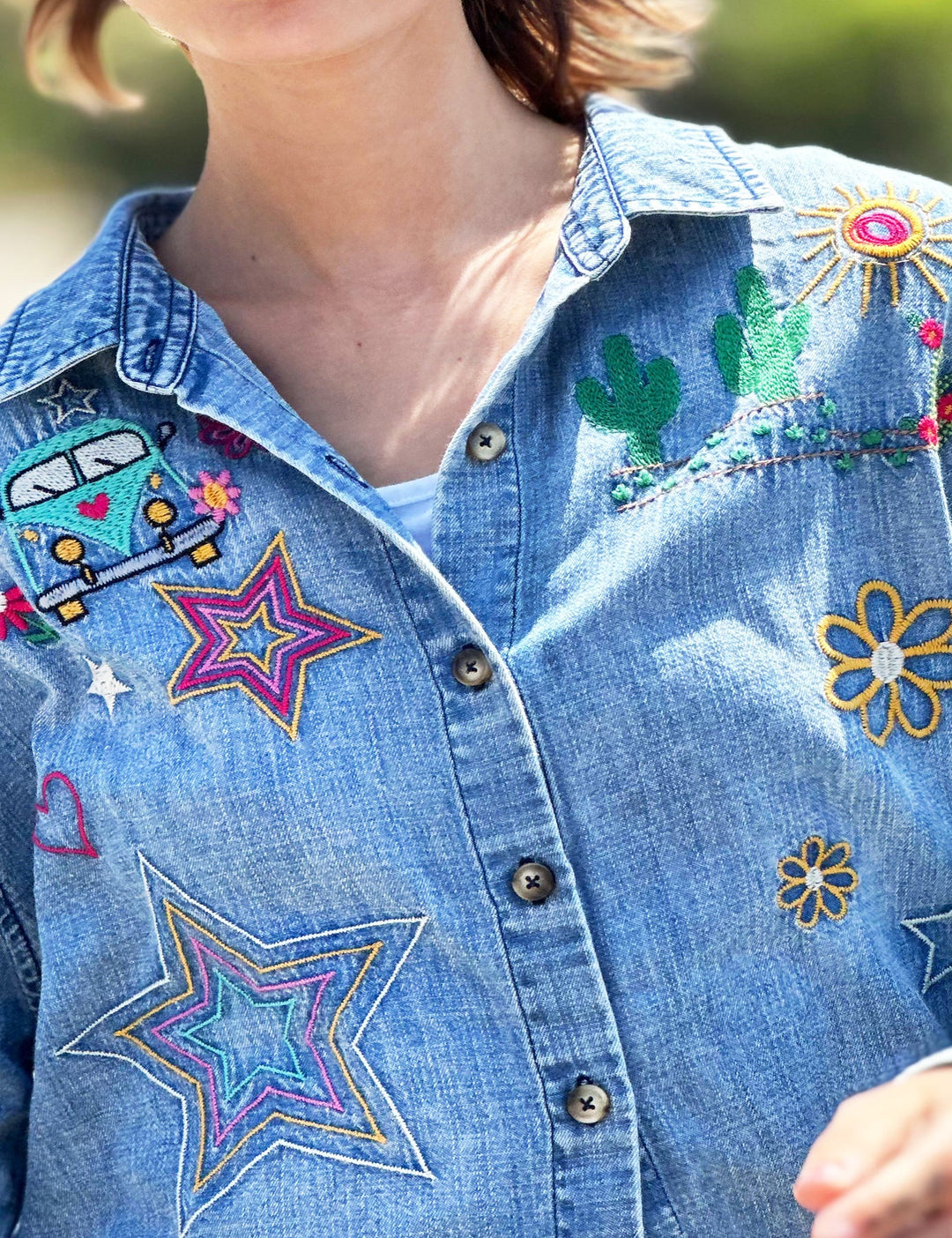 HOP ON SHIRT-DENIM - Kingfisher Road - Online Boutique