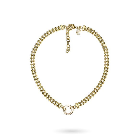 BREIDON CHARM CHOKER-BRASS - Kingfisher Road - Online Boutique