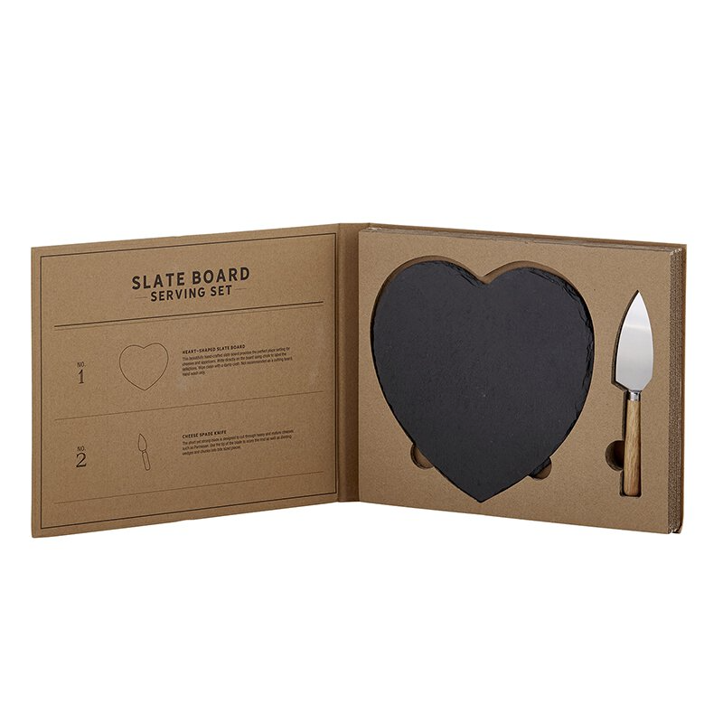 SLATE SET CARDBOOK SERVING BOOK BOX - Kingfisher Road - Online Boutique