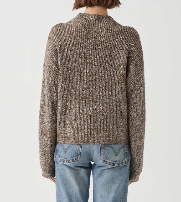 CANDICE FUNNEL NECK SWEATER - JAVA - Kingfisher Road - Online Boutique