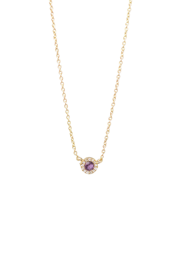 .02ct DIA. ROUND PENDANT  NECKLACE - Kingfisher Road - Online Boutique