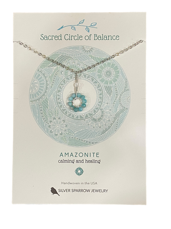 SACRED CIRCLE NECKLACE-SILVER